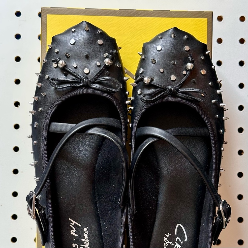 Circus NY By Sam Edelman Zuri Stud Ballet Flat Size 8 New In Box - Picture 4 of 12